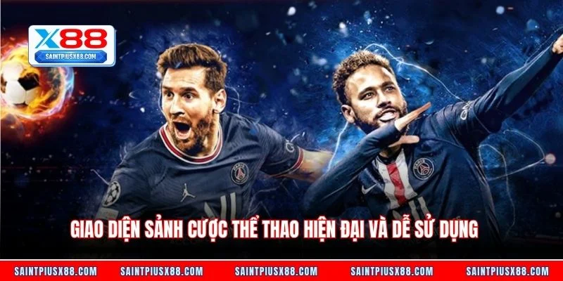 Giao diện sảnh cược thể thao hiện đại và dễ sử dụng